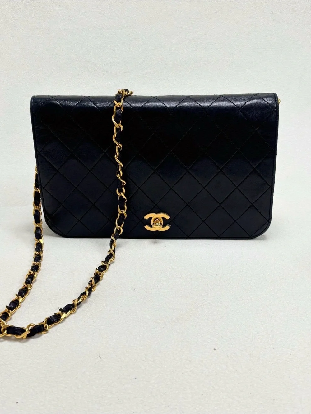 Vintage Chanel Classic Full Flap Shoulder Bag